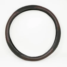 Universal Massage Grip Brown Steering Wheel Cover 14.5-15.5
