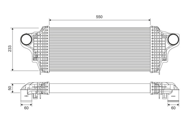LadeluftküHler Valeo 818320 Aluminium FüR Mercedes Klasse W251 V251 W164 GL X164-image