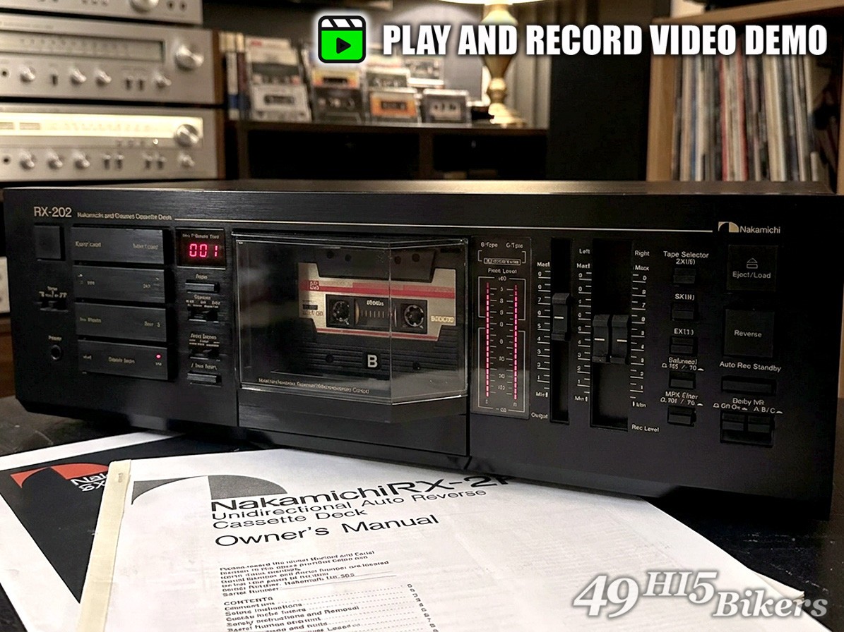 Nakamichi RX-202 vintage audio equipment - eBay listing photo 1