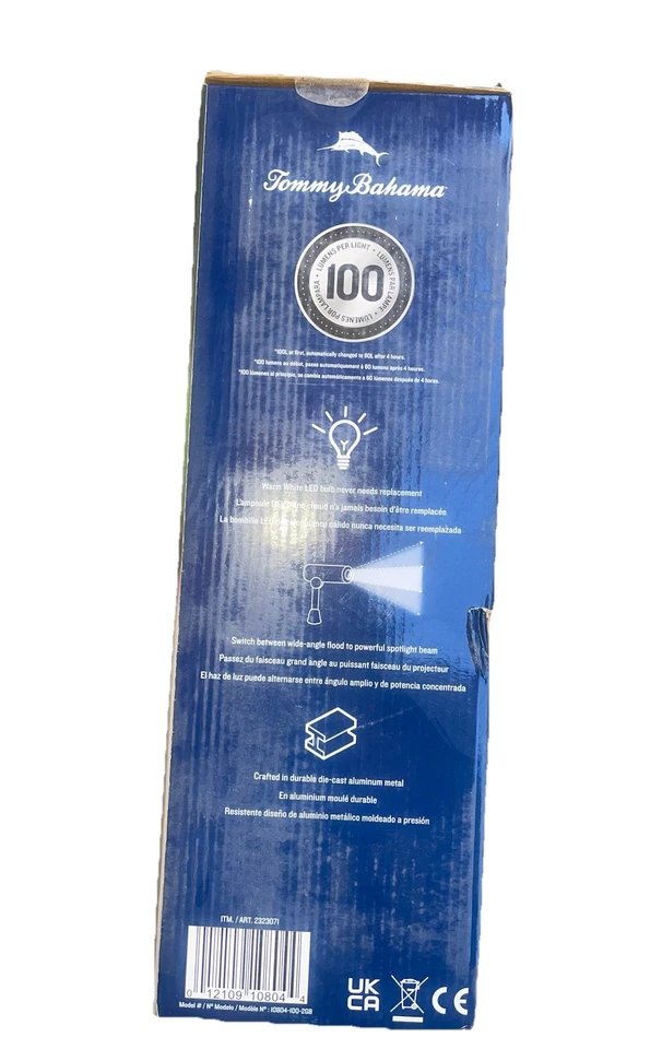 NEW Tommy Bahama Solar Path Lights LED Down Light, 40 Lumen, Black, 6 Pack! - Image 3 of 4