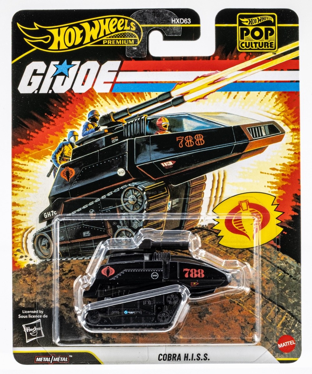 2026 Hot Wheels Pop Culture Mix 3 Cobra H.I.S.S. BLACK | G.I. JOE