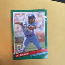 1991 Jonruss Bo Jackson Baseball Card Kansas City Royals #632