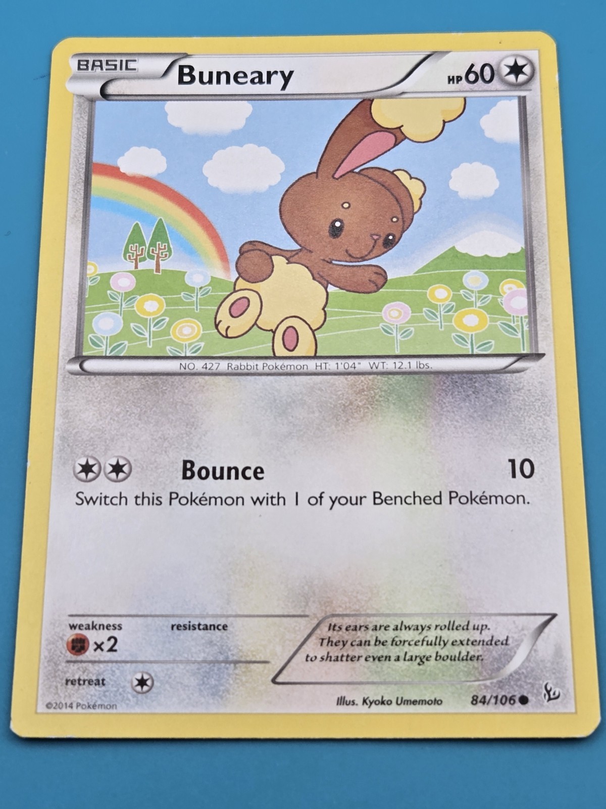 Buneary 84/106 Regular XY Flashfire Pokemon TCG MP