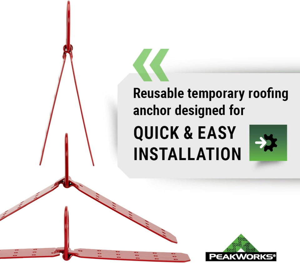 Fall Protection V8229100 Industrial / Construction Reusable Roof Anchor ...