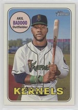 2018 Topps Heritage Minor League Edition Magenta Back Akil Baddoo #41 1g3