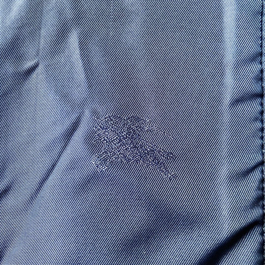 Burberry Long Coat Navy Blue Cashmere Blend With Buttons Size 11 For Women thumbnail 9