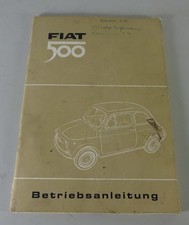 Manuale Operativo / Guida Fiat 500 Tipo 110 F Aggiornamento 02/1965