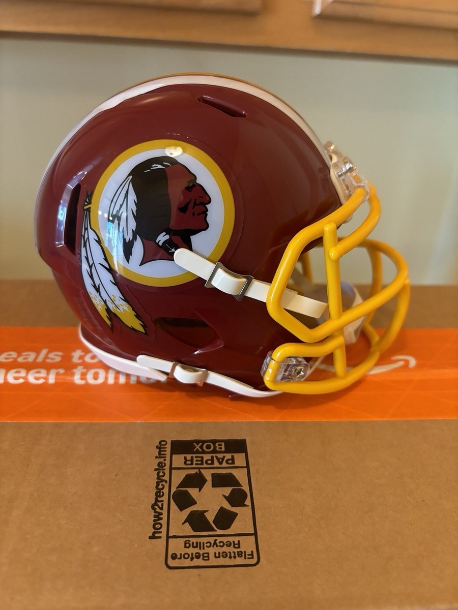 Washington Redskins Custom Mini Football Helmet Riddell Speed | eBay
