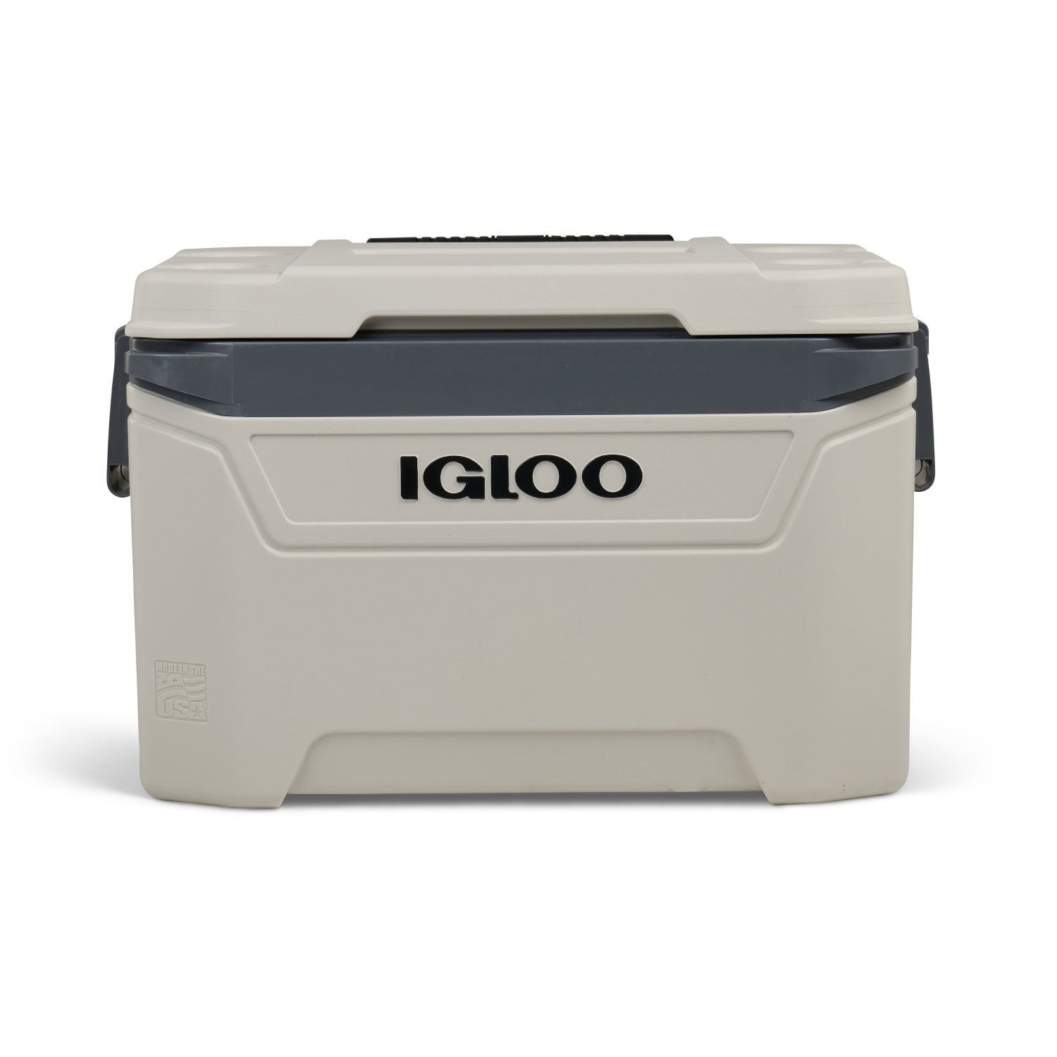 Igloo Bone White and Gray 60-Quart Sunset Roller Cooler