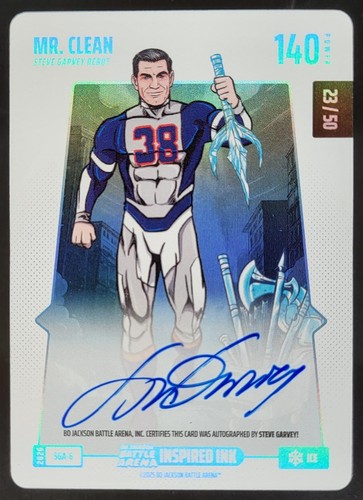 2026 Bo Jackson Battle Arena The Griffey Set Mr. Clean Inspired Ink Ice Auto NP2
