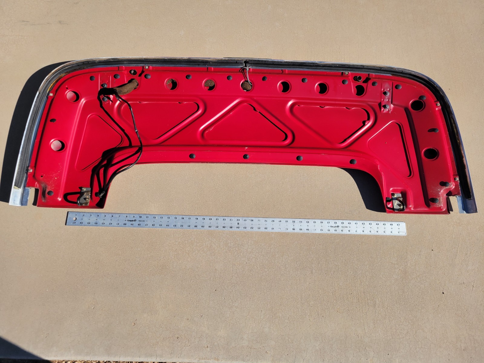 Genuine Chrysler TC Maserati Convertible Top Tonneau Cover 3rd Brake Light Red