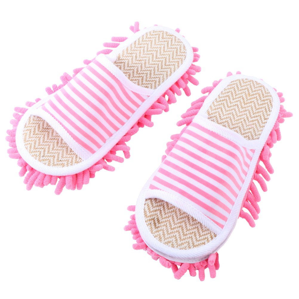 SAOLA 1 paire de pantoufle en microfibre pour sol de nettoyage de nettoyage de vroche