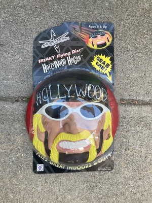 Hulk Hogan- WCW 'Freaky Flying Disc' Foam Frisbee- 1999 -Rare!