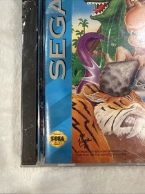 JW SegaCD Chuck Rock II Son of Chuck 1993 w Registration Card Mint