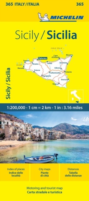 Sicily - Michelin Local Map 365 Map by Michelin (Sheet map, folded)