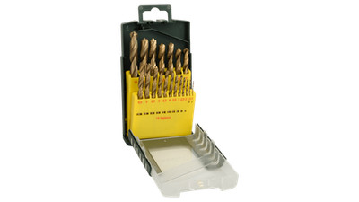 New Genuine Bosch 2607017152 Metal Drill Bit HSS-TiN, DIN 338 Set 19 Pieces