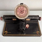 WoW Vintage Tin Litho MARX Toy Dial Typewriter Art Deco 1920’s-30’s