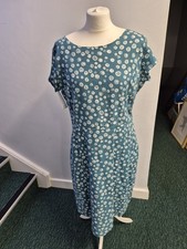 Lily & Me Linen Teal Dress Size 16 BNWT CHARITY SALE