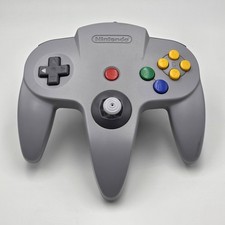 Original Nintendo 64 Gray Controller Authentic NUS-005 -  PARTS ONLY / READ 