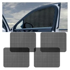 4PCS Car Side Window Sunshade, Block UV Rays Privacy Protector Car Static Black