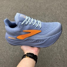 Brooks Glycerin 22 Blue Orange Cushioned Road Athletic Shoes