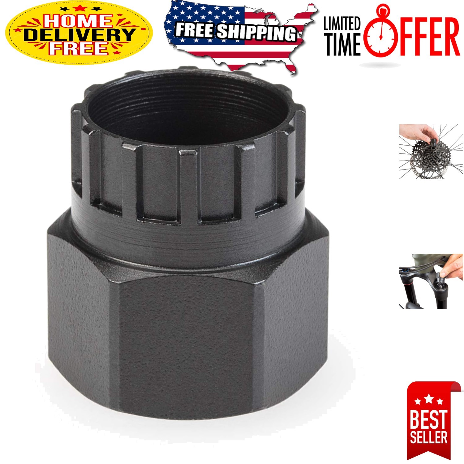 Essential 12-Spline FR-5.2 Cassette Lockring Tool for Cycling Enthusiasts