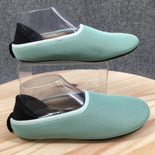 Mahabis Summer Slippers Womens 38 Casual Comfort Slip Ons Mule Mint Green Mesh