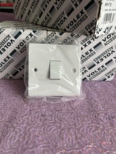 Volex VX1010 10A 1 Gang 1 Way Light Switch White New Old Stock Qty Available