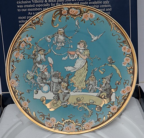 METTLACH COLLECTORS SOCIETY - SNOW WHITE and THE SEVEN DWARFS 1980 10-Inch PLATE - Bild 4 von 15