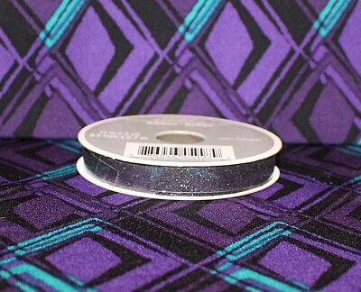 Celebrate It Ribbon Black Sparkle 3/8'' x 3 Yards S13