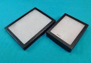 Set of 2 Medal Jewelry Display Case Box Holder