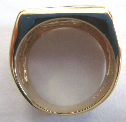 14K Gold Diamond Men's Ring Diamond=1/3 Carat F-SI1/VS2 8.60 Grams Value=$4K+ - Picture 2 of 11