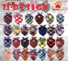 Tartan Dog Bandana over on Neckerchief Gift UK Cat, Rabbit, Pet  Neck Scarf NEW