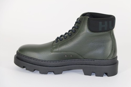 HUGO BOSS Boots, Mod. Graham_Halb_grny, Size 44 / US 11, Dark Green - Picture 5 of 9