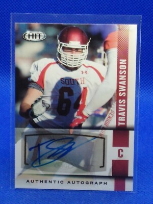 2014 SAGE Hit Auto Travis Swanson #A58 Rookie Auto RC