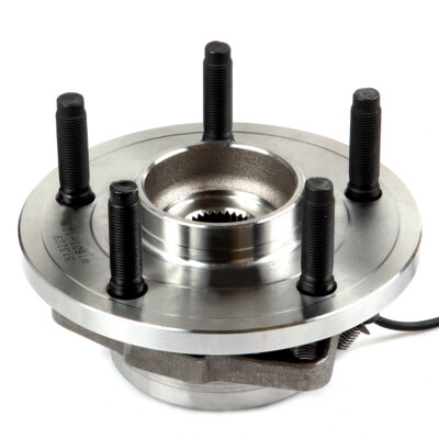 6pc Front Disc Brake Rotors Pad + Wheel Hub W/ABS Kit For 2005-2010 Dodge Dakota - Foto 2