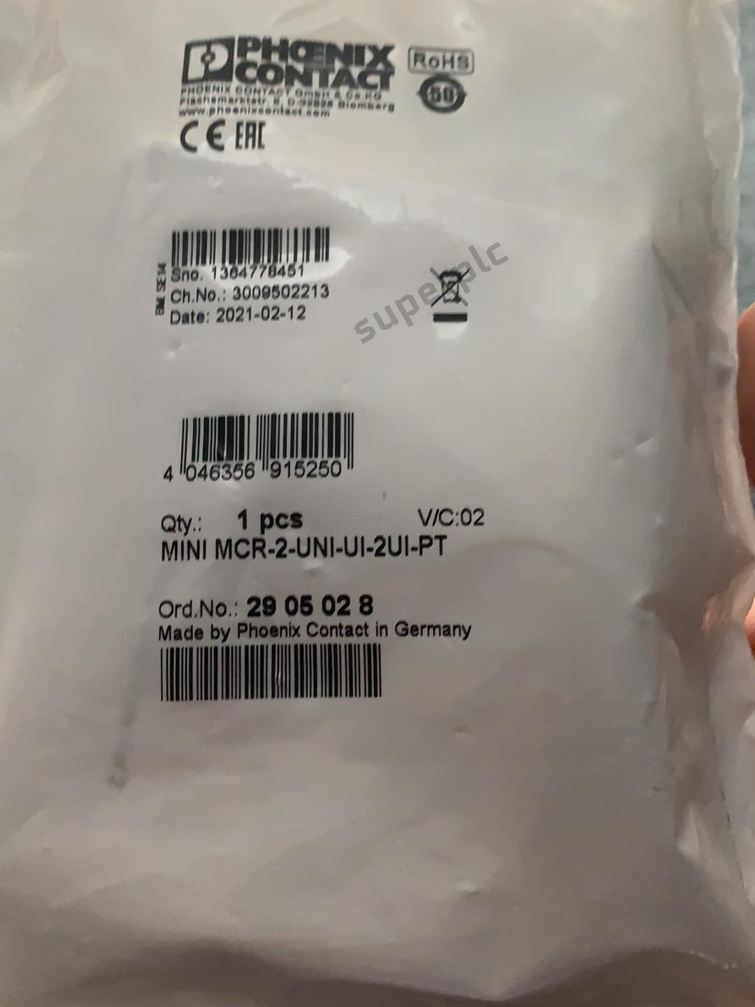 1PCS NEW 2905028 Isolator MINI MCR-2-UNI-UI-2UI-PT Phoenix #F22