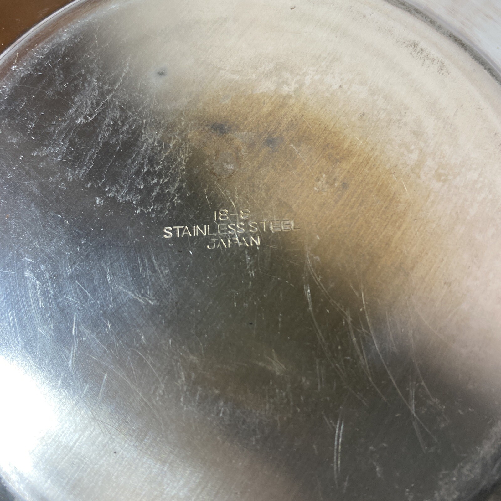 Vintage Silver Stainless Steel Japan Rosewood Handle 6 Piece Fondue Set MCM