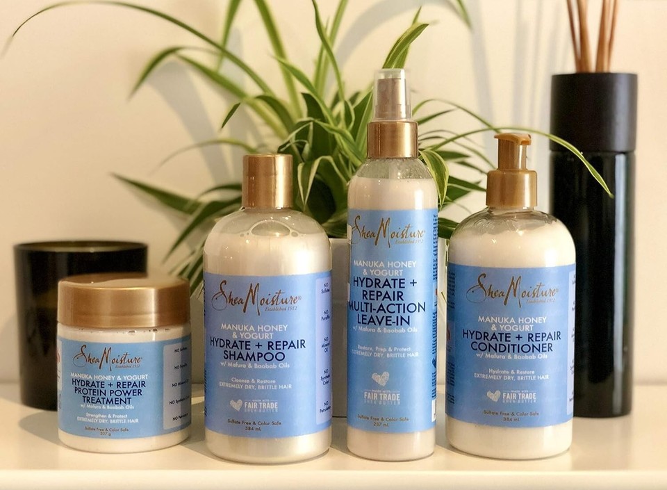 Shea Moisture Manuka Honey and Yogurt Shampoo and Conditioner Gift Set