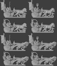 Dunkelelfen Sammlung 10mm detaillierte Miniaturen Oldhammer Warmaster Kings of War