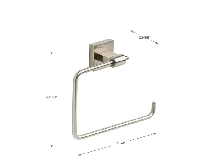 Franklin Brass Maxted Towel Ring in Brushed Nickel