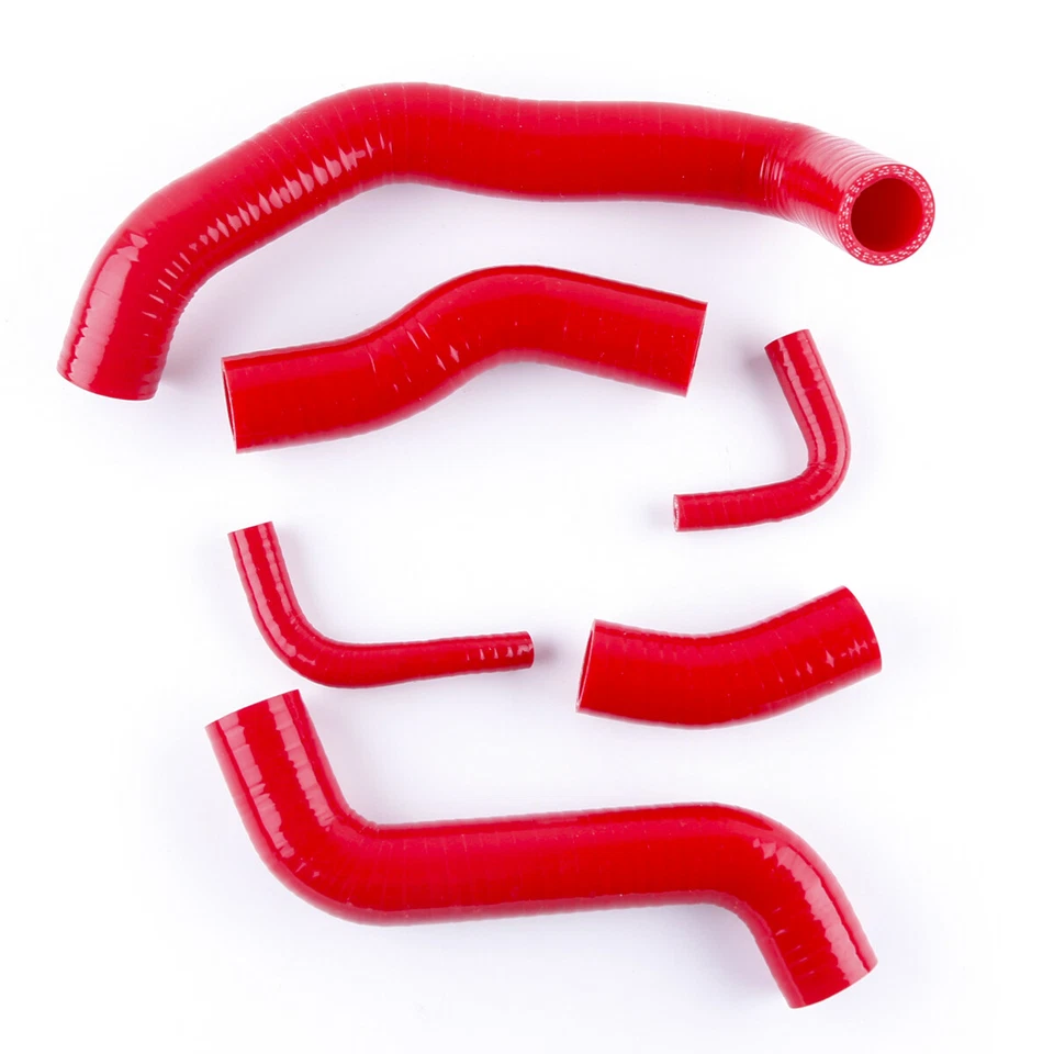 Red Silicone Radiator Coolant Hose Kit For 2002-2007 Kawasaki ZRX1200R ZRX 1200R Foto 4 de 4