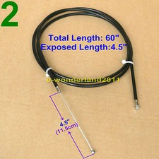 263 Rotary Go Kart Throttle Cable, 60" Universal Throttle Cable For Honda GoKart