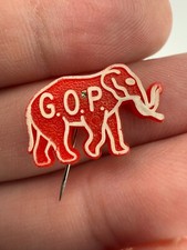 Vintage G.O.P. Elephant Push Pin - Small - *Read Description*