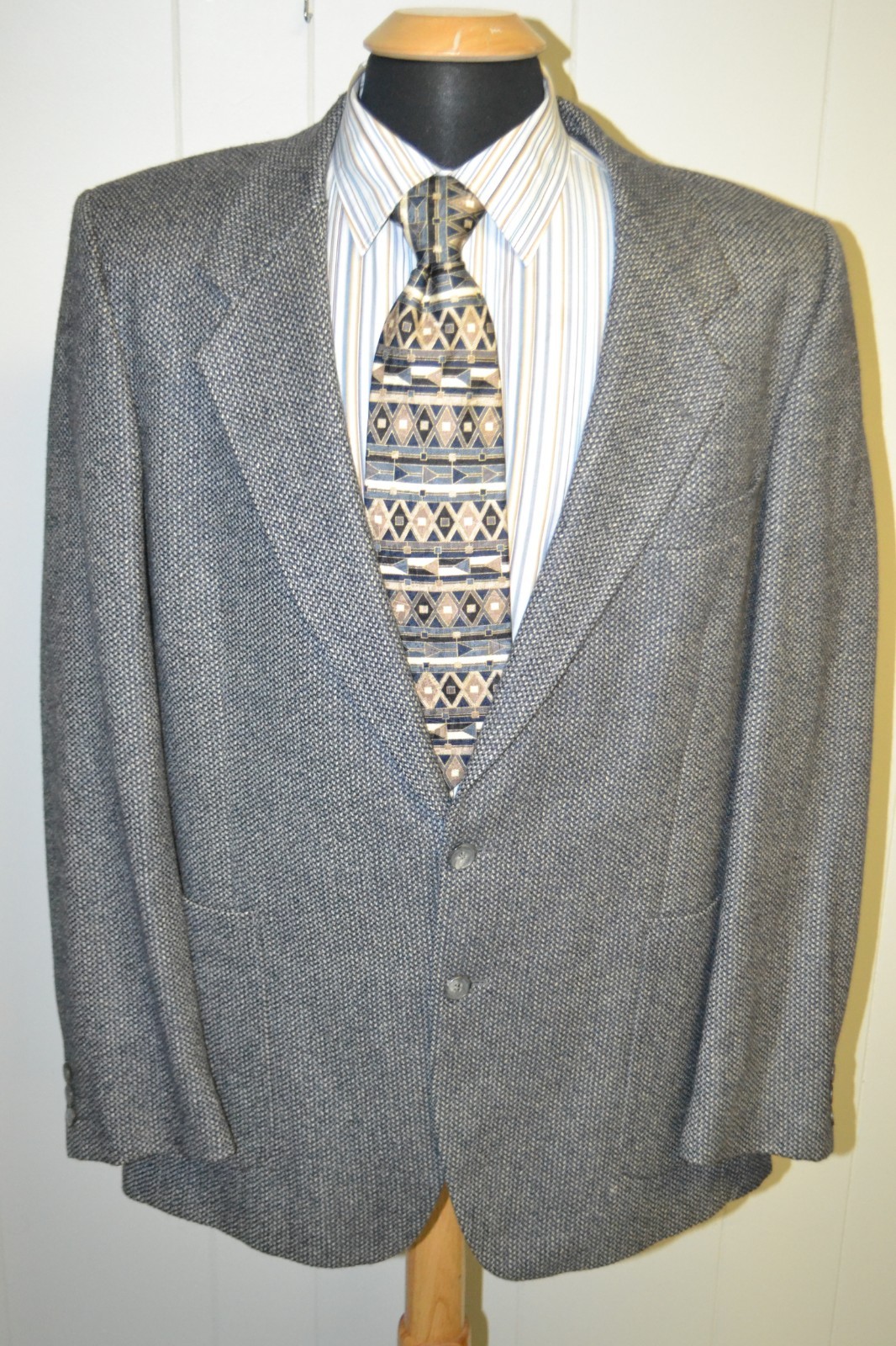 Yves Saint Laurent Men's Wool 2 Front Button Sports Coat Sz 42L