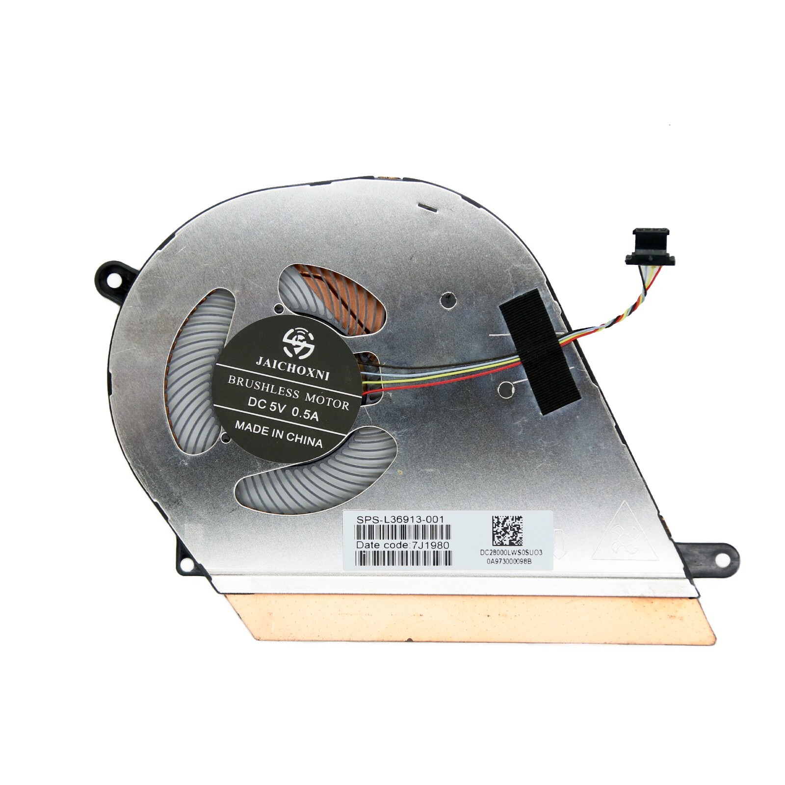 Ventilateur CPU HP Chromebook x360 14-DA pour télétravail calme