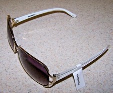 LIZ CLAIBORNE Sunglasses 65406 - GOLD FR BR LENSES WH EAR 100 UV NWT 