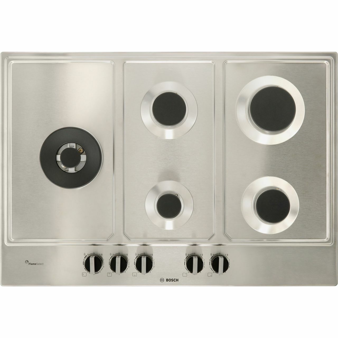 Bosch PCS7A5B90 Series 6 Built In 75cm 5 Burners Stainless Steel Gas