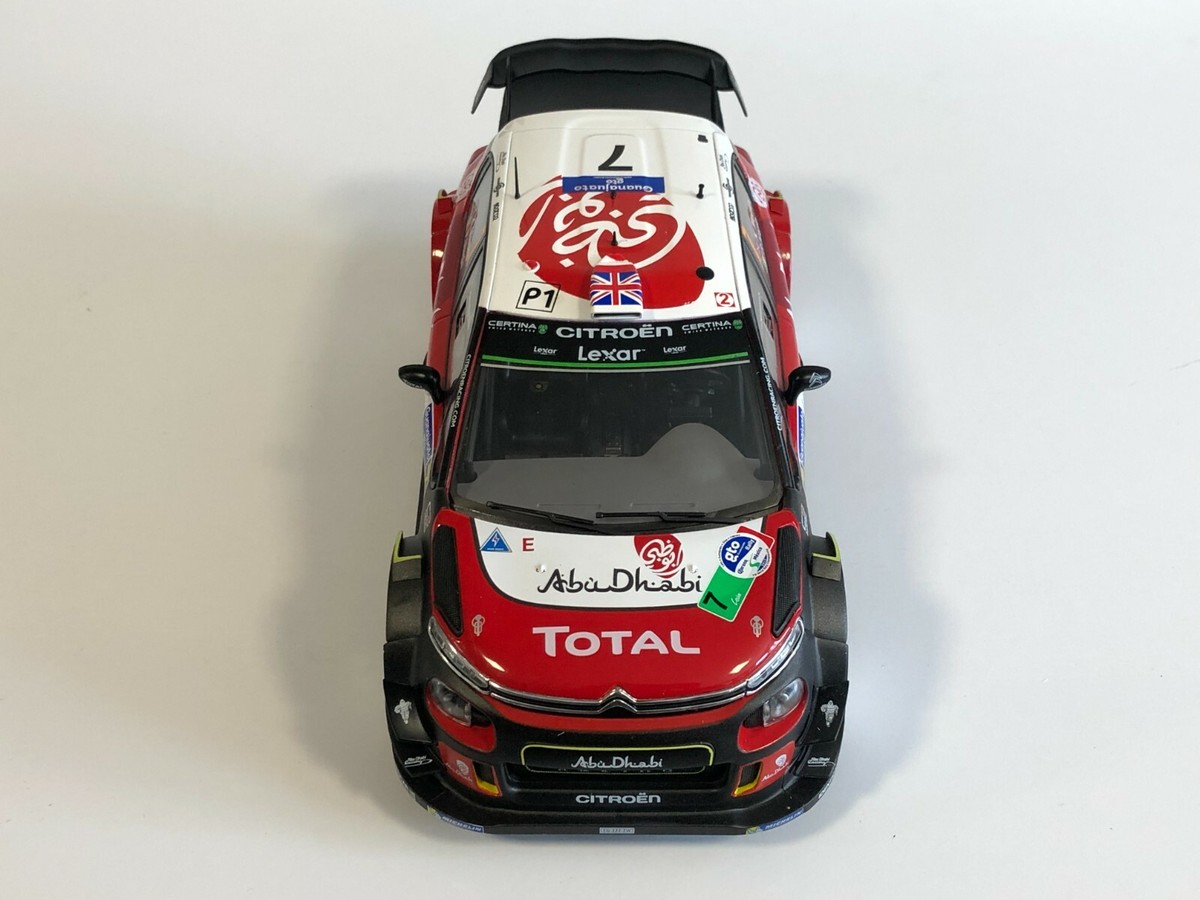 Citroën C3 WRC #7 Winner Rallye Mexique 2017 K. Meeke 1/18
