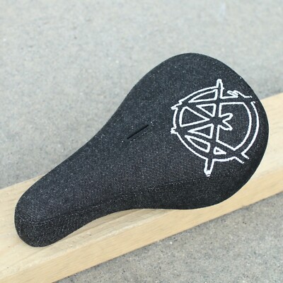 DEMOLITION BMX MARKIT BICYCLE PIVOTAL BLACK DENIM w/ WHITE LOGO | eBay